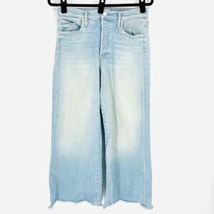 MOTHER Light Blue Wide-Leg Jeans